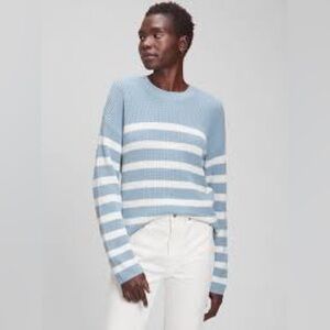 GAP Nautical Textured Cotton Crewneck